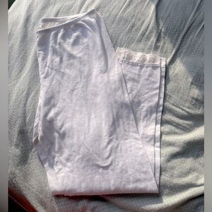 Cuddl Duds Medium White Pants